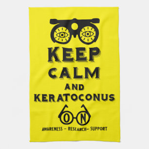 Keratoconus Support And Awareness Tea Towel