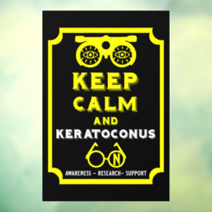 Keratoconus Support And Awareness Window Cling