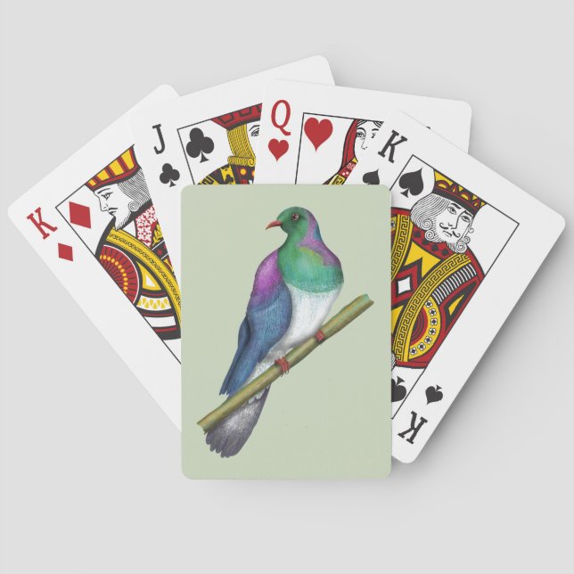Kereru Wood pigeon Playing Cards (Back)