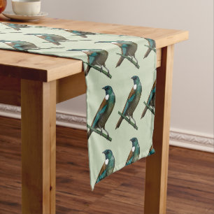 Kereru Wood pigeon Short Table Runner