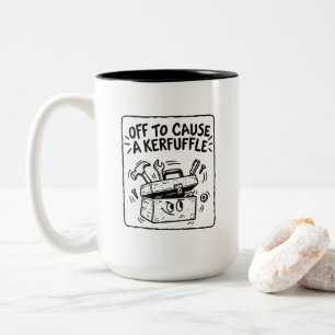 Kerfuffle Starter Toolbox Mischief Mode Two-Tone Coffee Mug