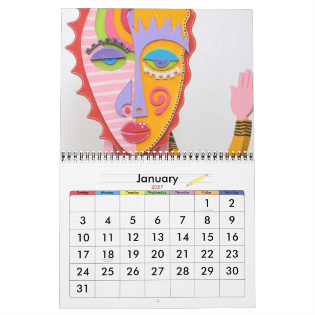 "KeRicTure" Calendar (Jan 2027)