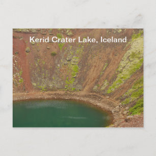 Kerid Crater Iceland Postcard