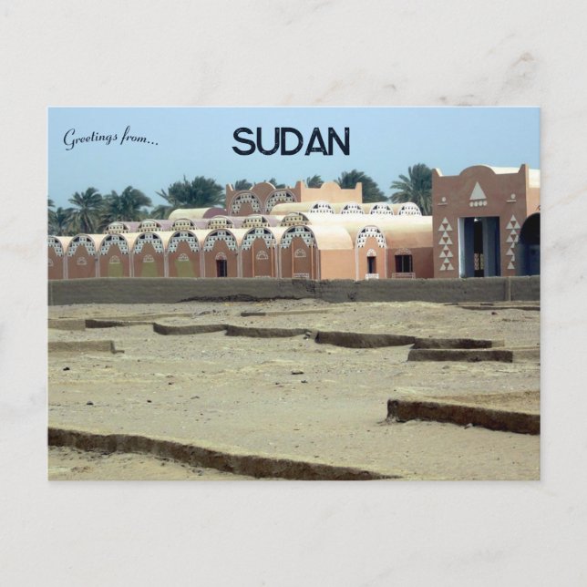 Kerma Site Museum Sudan Postcard (Front)