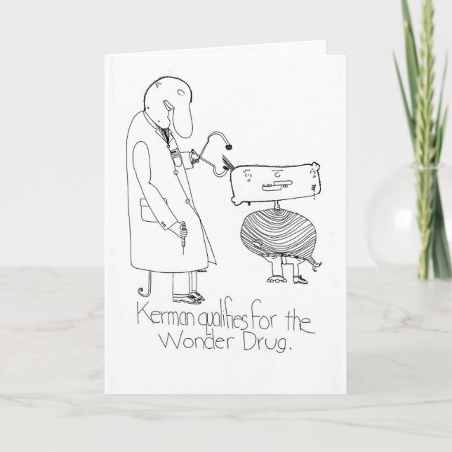Kerman qualifies for the Wonder Drug Card (Front)