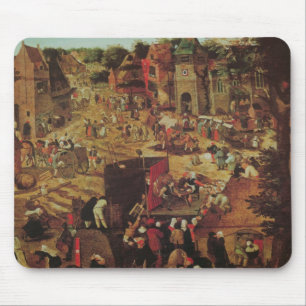 Kermesse with Theatre and Procession Mouse Mat