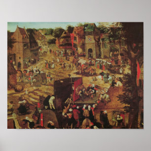 Kermesse with Theatre and Procession Poster