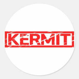 Kermit Stamp Classic Round Sticker