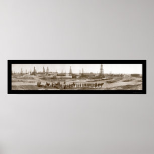 Kern Monte Cristo Oil Photo 1910 Poster