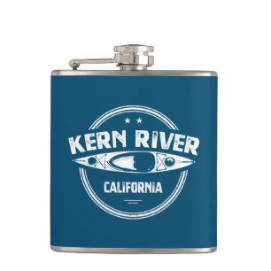 Kern River California Kayaking Hip Flask