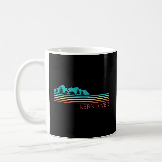 Kern River California Sequoia Forest Kernville Cam Coffee Mug (Left)