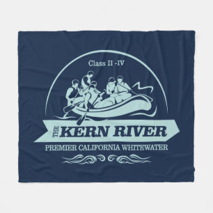 Kern River (rafting 2) Fleece Blanket