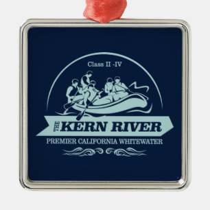 Kern River (rafting 2) Metal Tree Decoration