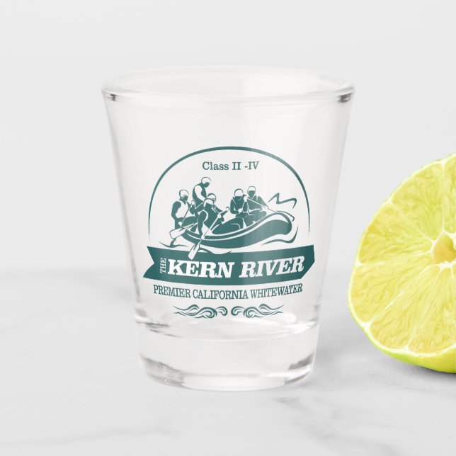 Kern River (rafting 2) Shot Glass (Front)
