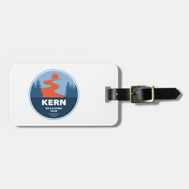 Kern Wild And Scenic River Luggage Tag (Front Horizontal)
