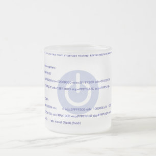 Kernel_Panic Frosted Glass Coffee Mug