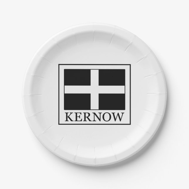 Kernow Paper Plate (Front)