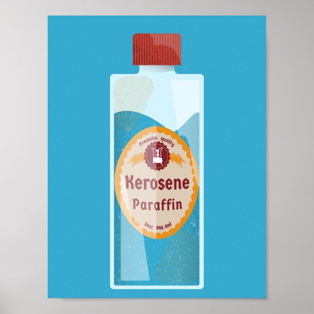 Kerosene Bottle Parffin Poster (Front)