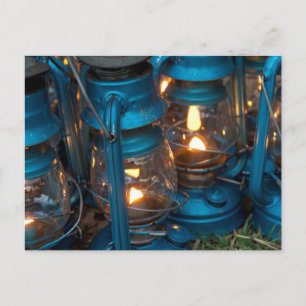 Kerosene Lamps   Ol Pejeta Bush Camp Postcard