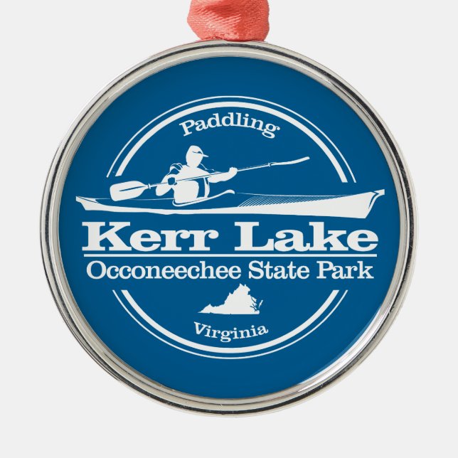 Kerr Lake (SK) Metal Tree Decoration (Front)