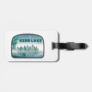 Kerr Lake Virginia North Carolina Deer Luggage Tag
