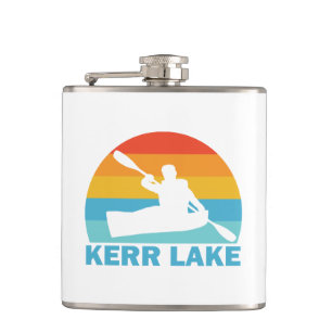 Kerr Lake Virginia North Carolina Kayak Hip Flask