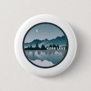 Kerr Lake Virginia North Carolina Reflection 6 Cm Round Badge