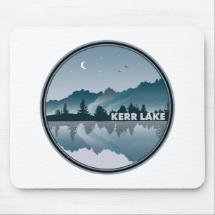 Kerr Lake Virginia North Carolina Reflection Mouse Mat