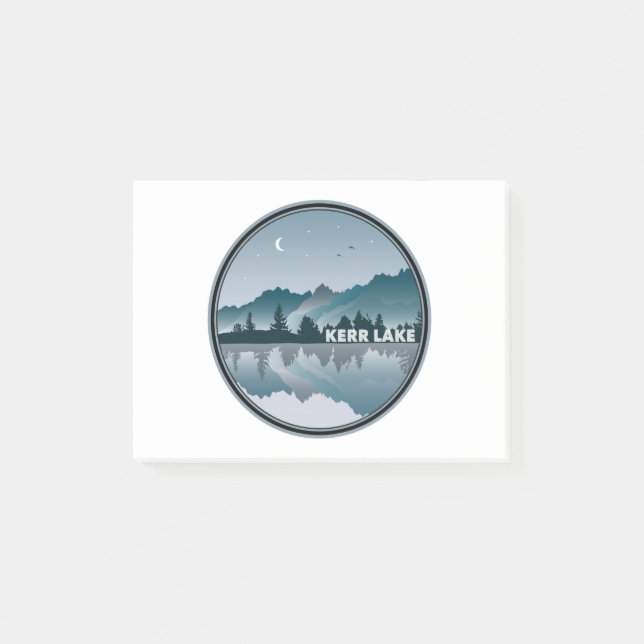 Kerr Lake Virginia North Carolina Reflection Post-it Notes (Front)