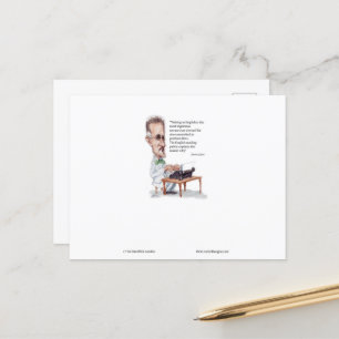 Kerr/London James Joyce & English Is Torture Quote Postcard