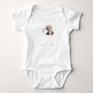 Kerr/London James Joyce & "God Spoke" Quote Baby Bodysuit