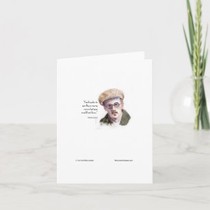 Kerr/London James Joyce & "God Spoke" Quote Card