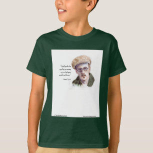Kerr/London James Joyce & "God Spoke" Quote T-Shirt