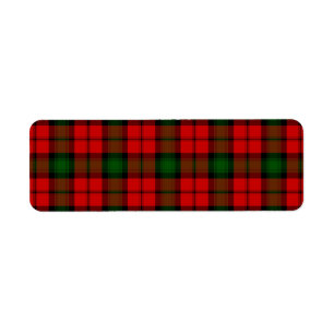 Kerr tartan red green plaid