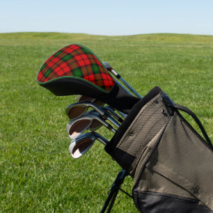 Kerr tartan red green plaid golf head cover