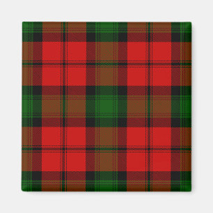Kerr tartan red green plaid magnet