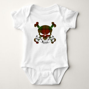 Kerr Tartan Skull Baby Bodysuit