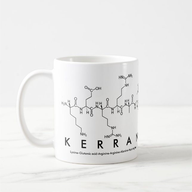 Kerran peptide name mug (Left)