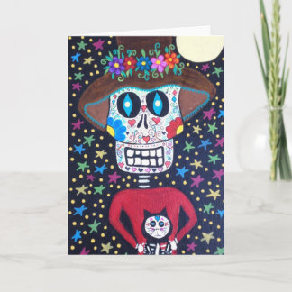 Kerri Ambrosino Art Card Day of The Dead