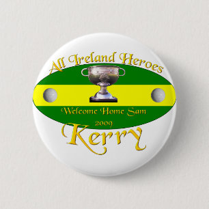 Kerry All Ireland Champions 6 Cm Round Badge