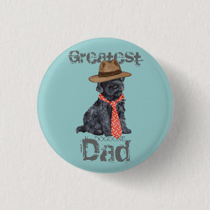 Kerry Blue Dad 3 Cm Round Badge