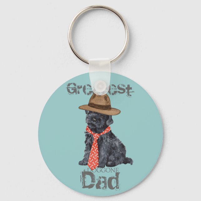 Kerry Blue Dad Key Ring (Front)