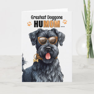 Kerry Blue Terrier Best HuMOM Ever Mother's Day Holiday Card