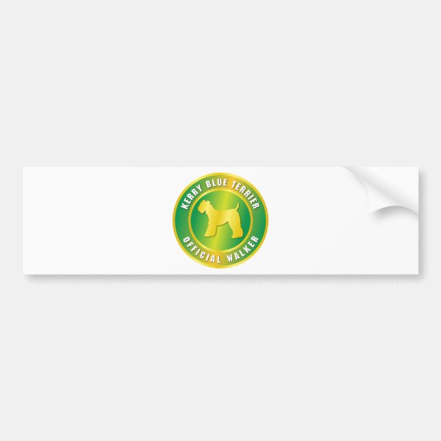Kerry Blue Terrier Bumper Sticker (Front)