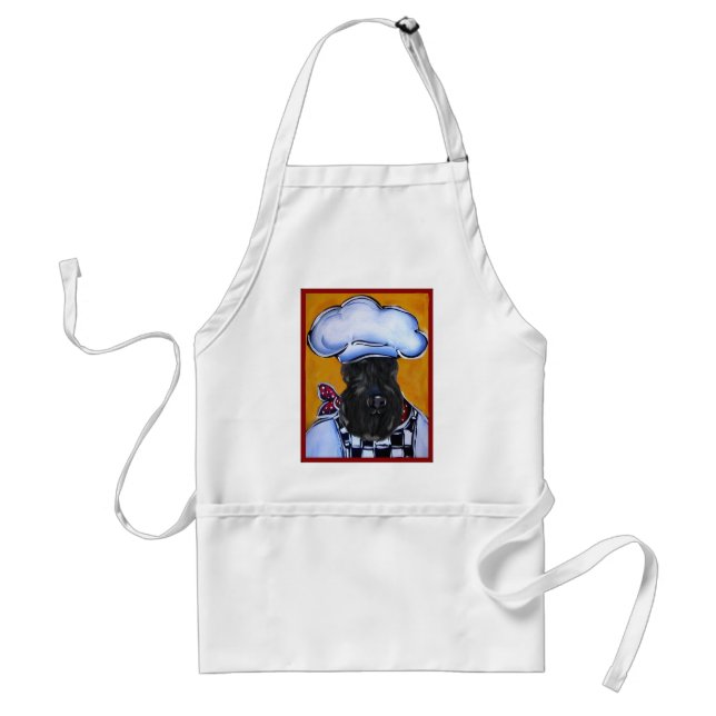 Kerry Blue Terrier Chef Standard Apron (Front)