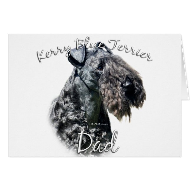 Kerry Blue Terrier Dad 2 (Front Horizontal)
