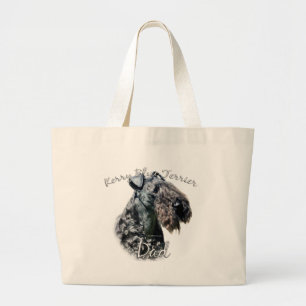 Kerry Blue Terrier Dad 2 Large Tote Bag