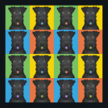 Kerry Blue Terrier Dog Cartoon Pop-Art Poster<br><div class="desc">Kerry Blue Terrier Cartoon Pop-Art</div>