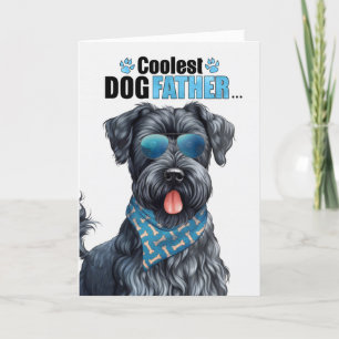 Kerry Blue Terrier Dog Coolest Dad Father's Day Holiday Card