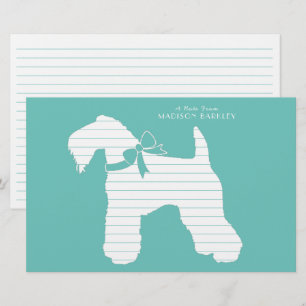 Kerry Blue Terrier Dog Puppy Stationery
